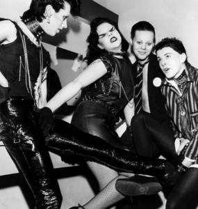 Liverpool Punks with Pete Burns on the far left